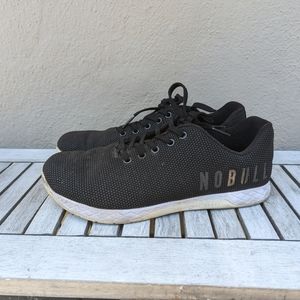 Nobull Black Arctic Speckle Trainer Sneakers, size 10
